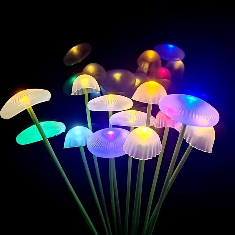 Set 2 Lampi Solare Decorative Jellyfish Multicolor, 6 LED-uri, Efect Meduza, Aprindere Automata - Copie