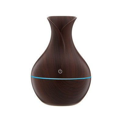 Pachet 1 + 1 Difuzor Aromaterapie cu ultrasunete si Umidificator cu led, 130 ml + Cadou 12 Esente Aromaterapie
