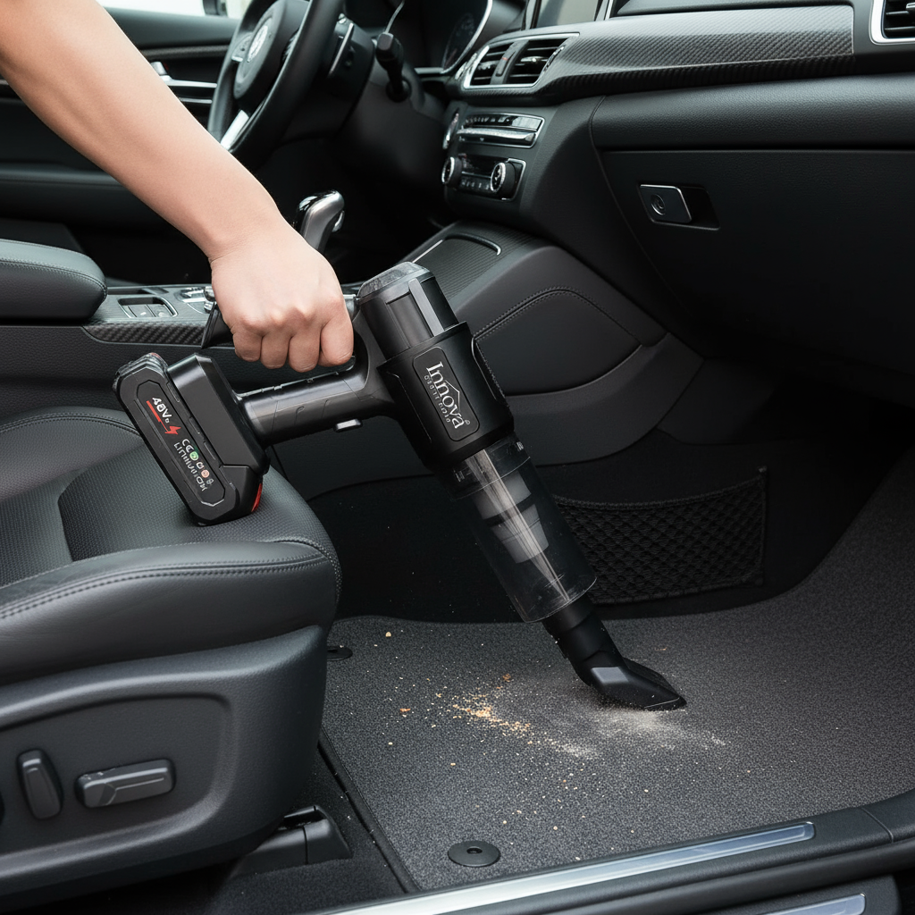 Aspirator Portabil INNOVA Titan 3‑în‑1, 18000PA, Reîncărcabil + CADOU SURPRIZA