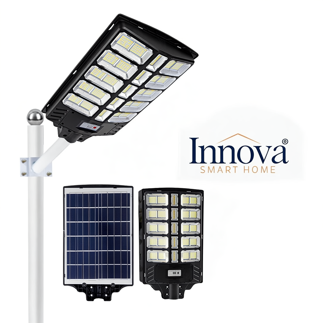 Lampa Solara Stradala Innova Viper 1500 W , Telecomanda , IP67 , Senzor de Miscare , Senzor de Lumina