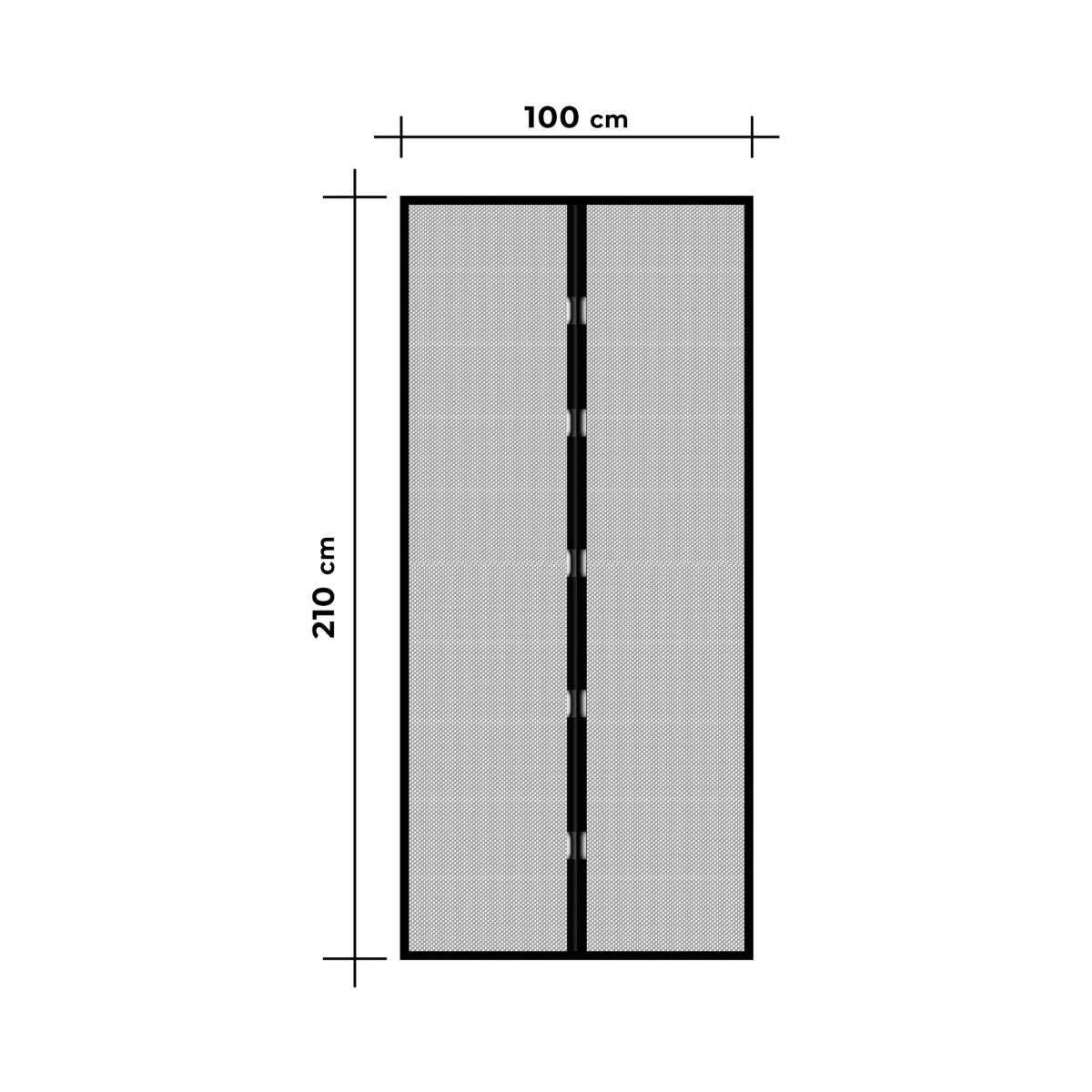Pachet 2 x Perdea magnetica anti insecte 210 x 100 cm
