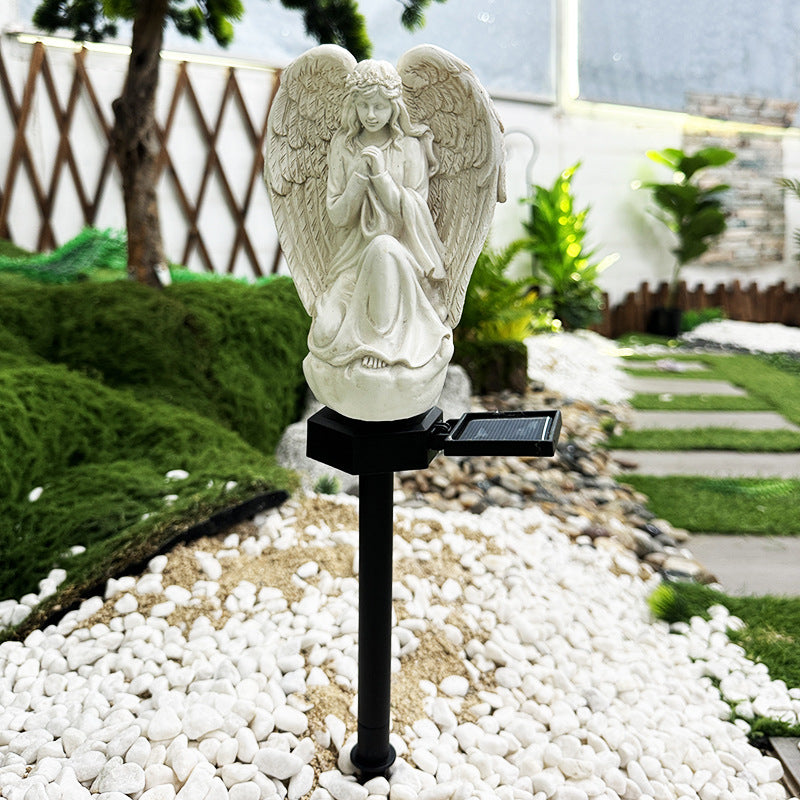 Set 2 Lampi Solare Decorative Inger cu LED, Iluminare Automata, Rezistente la Intemperii, IP44, 45 cm