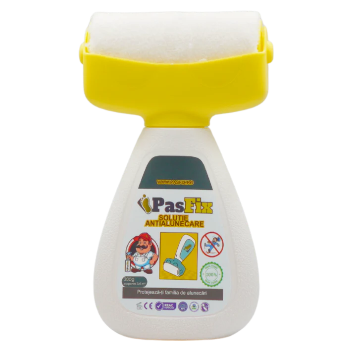 Soluție Antialunecare PasFix 300ml – Protecție sigură pentru gresie, piatră și marmură cu rolă aplicatoare